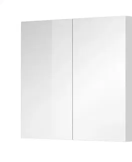 Kúpeľňový nábytok MEREO - Aira, Mailo, Opto, Bino, Vigo kúpeľňová galerka 80 cm, zrkadlová skrinka, biela CN717GB