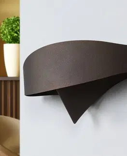 Nástenné svietidlá Selène Bronzové dizajnové nástenné svietidlo Scudo