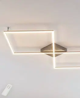 Stropné svietidlá Lucande Stropné LED svietidlo Romee diaľkové ovládanie