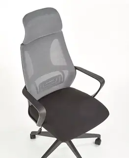 Kancelárske stoličky HALMAR Valdez kancelárske kreslo sivá / čierna