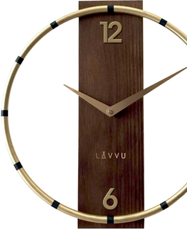 Hodiny Nástenné hodiny LAVVU COMPASS Wood LCT1090, 31cm
