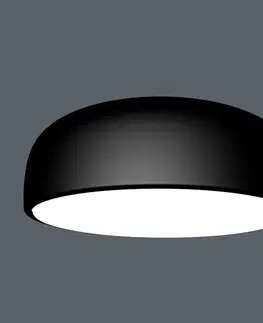Stropné svietidlá FLOS FLOS Smithfield C LED stropná lampa, čierna matná