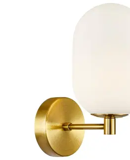 Svietidlá  Nástenná lampa ALIAS 1xE14/40W/230V zlatá 