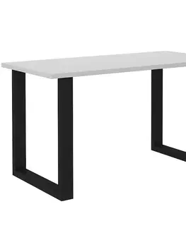 Moderné kancelárske stoly Písací stôl Malta Kovové nohy Svetlo šedá (doska 28mm) Typ 150