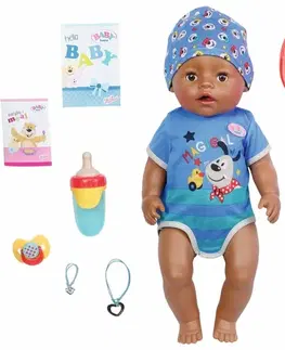 Hračky bábiky ZAPF CREATION - BABY born s čarovným cumlíkom, černoško, 43 cm