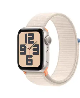 Inteligentné hodinky Apple Watch SE GPS 40mm hviezdna biela , hliníkové puzdro so športovým remienkom hviezdna biela MR9W3QCA