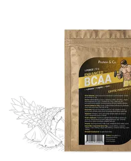 Športová výživa Protein & Co. BCAA ENHANCED – 10 g PRÍCHUŤ: Exotic pineapple