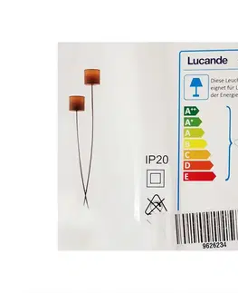 Lampy Lucande Lucande - Stojacia lampa JULJANA 2xE14/40W/230V 