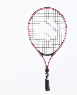 tenis Detská tenisová raketa TR130 veľkosť 21" ružová