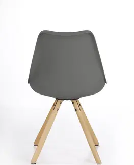 Jedálenské stoličky a kreslá Jedálenská stolička K201 Halmar Sivá