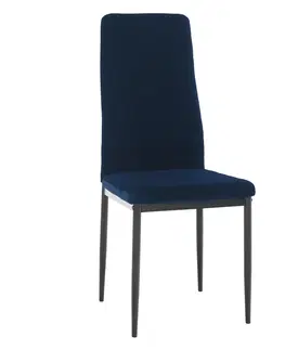 Jedálenské stoličky a kreslá Jedálenská stolička COLETA NOVA Tempo Kondela Modrá