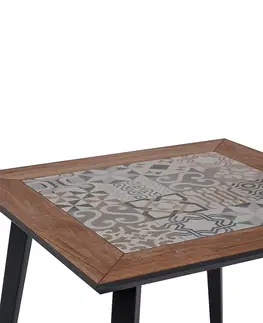 Stolčeky DEOKORK Záhradný jedálenský stôl SALSA 85x85 cm