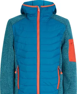 Pánske bundy a kabáty McKinley Calbuco Hybrid Jacket Hooded Kids 116
