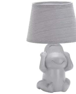 Lampy ONLI ONLI - Stolná lampa MONKEY 1xE14/6W/230V šedá 