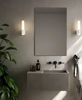 Nástenné svietidlá Nordlux Kúpeľňové nástenné LED svetlo Helva Night, biele