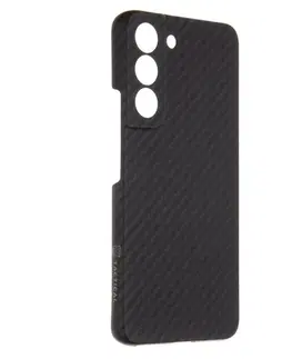 Puzdrá na mobilné telefóny Zadný kryt Tactical MagForce z aramidových vlákien pre Samsung Galaxy S22 Plus, čierna