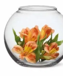 Dekoratívne vázy Kinekus Váza GLOBE guľa priemer 16,4 cm, číre sklo
