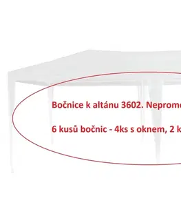Príslušenstvo k altánom Bočnice k altánu 3602 6ks s oknami ROJAPLAST
