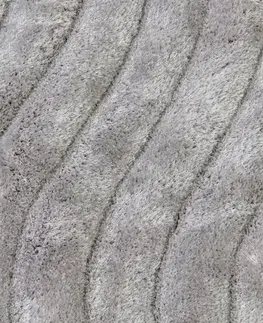 Koberce a koberčeky KONDELA Selma koberec 140x200 cm bielosivá