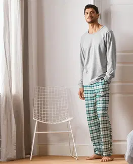 Pajamas Džersejové pyžamo, kockované