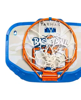 basketbal Prenosný basketbalový kôš K900 nástenný modro-oranžový