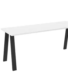 Stoly v podkrovnom štýle Stôl Kleo 185x67 – Biely