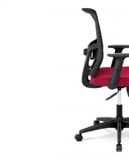 Kancelárske stoličky Kancelárska stolička KA-B1012 Autronic Vínová