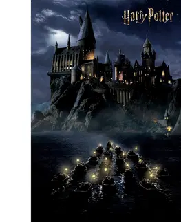 Tapety Detská fototapeta Harry Potter Hogwarts Night 182 x 252 cm, 4 diely