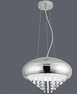 Lampy nad stôl do jedálne Luster 18096-M LED CHR LW