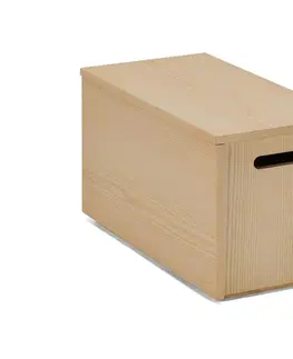 Furniture Stohovateľná úložná škatuľa s vrchnákom