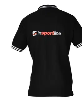 Pánske tričká Športové tričko inSPORTline Polo čierna - XXL
