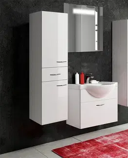 Kúpeľňový nábytok HOPA - Bočná vysoká skrinka Viky D - Smer zatváranie - Ľavé (SX) OLNVIKI309L