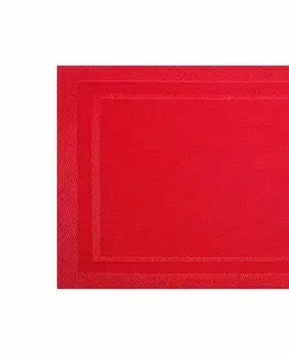 Obrusy Kinekus Prestieranie na stôl, 30x45 cm červené, PVC