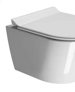 Záchody GSI - KUBE X závesná WC misa, Swirlflush, 36x50cm, biela ExtraGlaze 941611