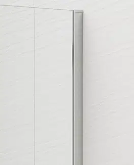 Sprchové dvere POLYSAN - ESCA CHROME jednodielna sprchová zástena na inštaláciu k stene, sklo Flute, 1400 mm ES1314-01