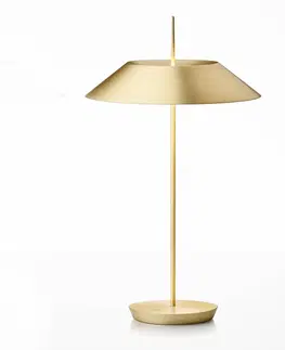 Stolové lampy Vibia Vibia Mayfair stolná LED lampa, zlato matné
