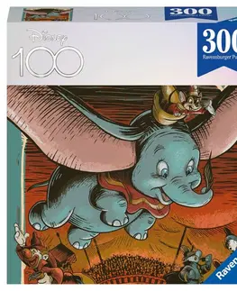Hračky puzzle RAVENSBURGER - Disney 100 rokov: dumbo 300 dielikov