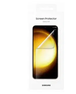 Ochranné fólie pre mobilné telefóny Originálna fólia pre Samsung Galaxy S23 (2ks) EF-US911CTEGWW