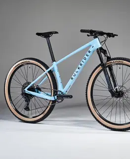 horské bicykle Horský bicykel cross country Race 740 s karbónovým rámom modrý
