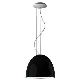 Závesné svietidlá Artemide Artemide Nur Mini Gloss závesná lampa čierna