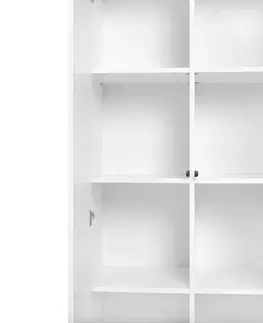 Bookcases & Standing Shelves Regálový modul »Flemming«, s dvierkami, cca 75 x 150 cm, biely