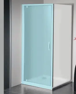 Sprchovacie kúty GELCO - ETERNO bočná stena 900mm, sklo BRICK GE4390