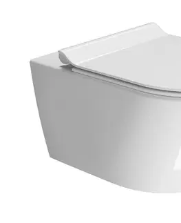 Záchody GSI - KUBE X závesná WC misa, Swirlflush, 36x55cm, biela ExtraGlaze 941511