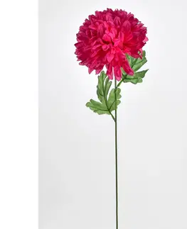 Kvety Umelá kvetina Chryzantéma 50 cm, červená