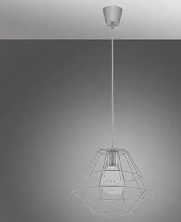 Moderné lampy do obývačky Luster Diamond 2001 Gray LW1