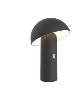 Stolové lampy Aluminor Aluminor Capsule stolová LED lampa mobilná čierna