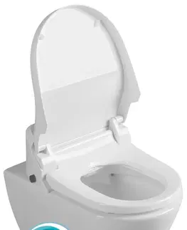 Záchody SAPHO - PURA závesné WC s elektronickým bidetom USPA LUX UB-6635RU-1