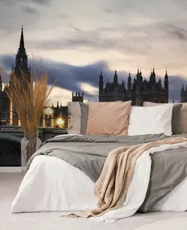 Tapety mestá Fototapeta nočný Big Ben v Londýne