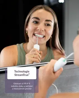 Elektrické zubné kefky TrueLife Medzizubná sprcha AquaFloss Station O300 Ozone