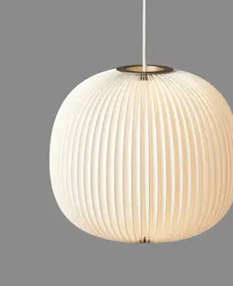 Závesné svietidlá LE KLINT LE KLINT Lamella 3 – dizajnová závesná lampa zlatá